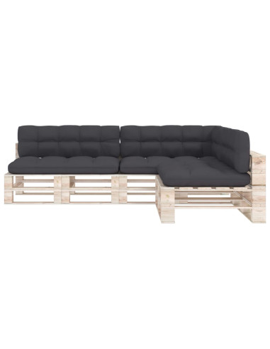 Cuscini per Divano su Pallet 7 pz Antracite