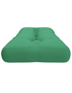 Cuscino per Pallet Verde 120x40x12 cm in Tessuto