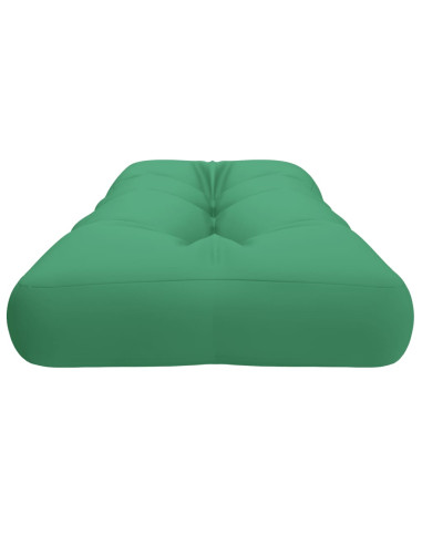 Cuscino per Pallet Verde 120x40x12 cm in Tessuto