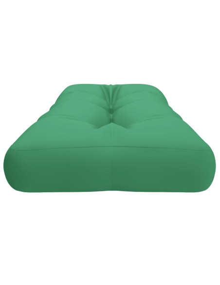 Cuscino per Pallet Verde 120x40x12 cm in Tessuto
