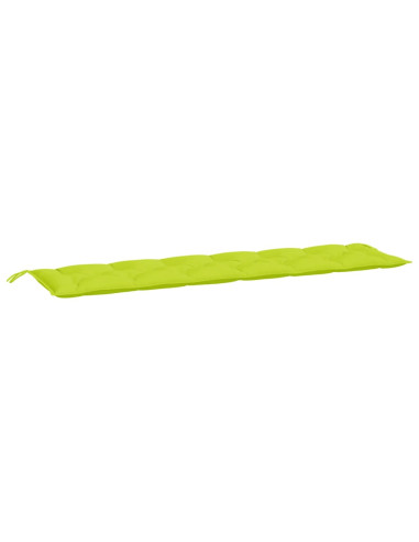 Cuscino per Panca Verde Intenso 200x50x7 cm in Tessuto Oxford