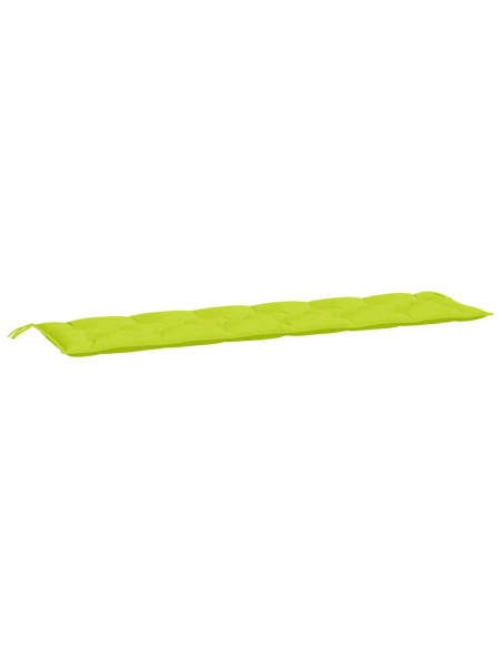 Cuscino per Panca Verde Intenso 200x50x7 cm in Tessuto Oxford