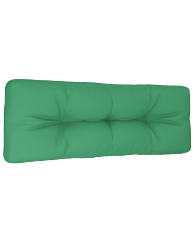 Cuscino per Pallet Verde 120x40x12 cm in Tessuto