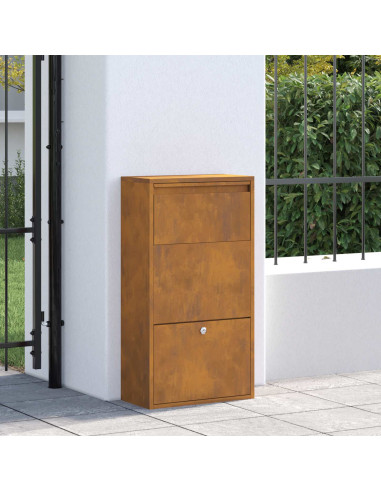 Cassetta per pacchi con archiviazione Ruggine 44 x 22 x 82 cm