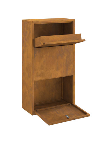 Cassetta per pacchi con archiviazione Ruggine 44 x 22 x 82 cm