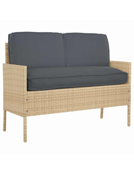 Set di Cuscini 3 pcs Antracite Tessuto Oxford