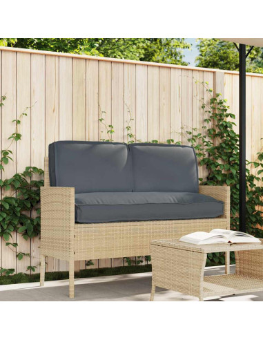Set di Cuscini 3 pcs Antracite Tessuto Oxford