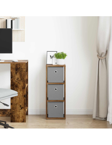 Credenza con cassetto Rovere fumé 25,5 x 22 x 69,5 cm