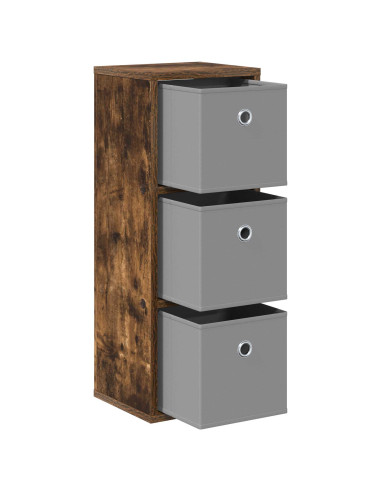 Credenza con cassetto Rovere fumé 25,5 x 22 x 69,5 cm