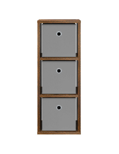 Credenza con cassetto Rovere fumé 25,5 x 22 x 69,5 cm