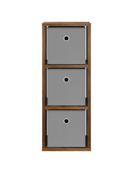 Credenza con cassetto Rovere fumé 25,5 x 22 x 69,5 cm