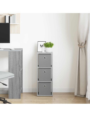 Credenza con cassetto Grigio Sonoma 25,5 x 22 x 69,5 cm