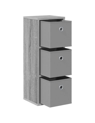 Credenza con cassetto Grigio Sonoma 25,5 x 22 x 69,5 cm
