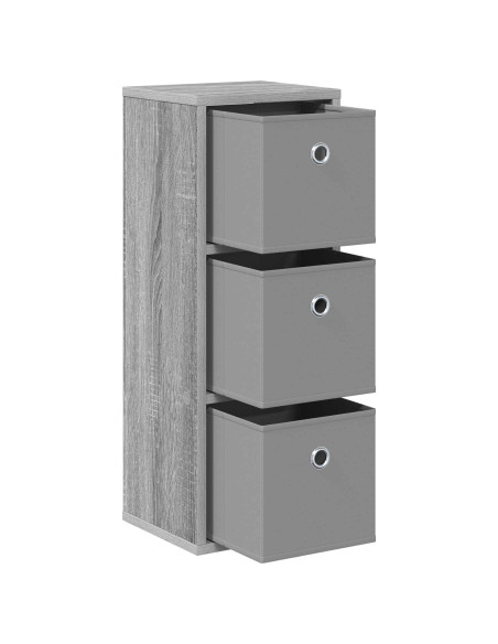 Credenza con cassetto Grigio Sonoma 25,5 x 22 x 69,5 cm