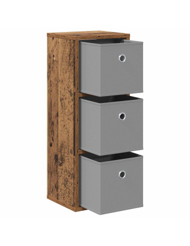 Credenza con cassetto Legno vecchio 25,5 x 22 x 69,5 cm