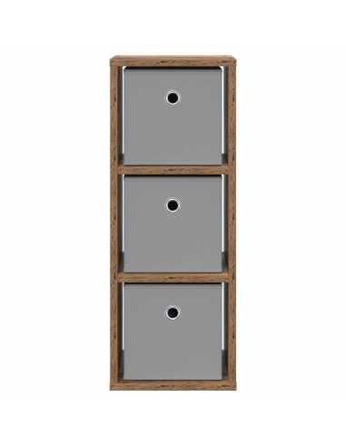 Credenza con cassetto Legno vecchio 25,5 x 22 x 69,5 cm