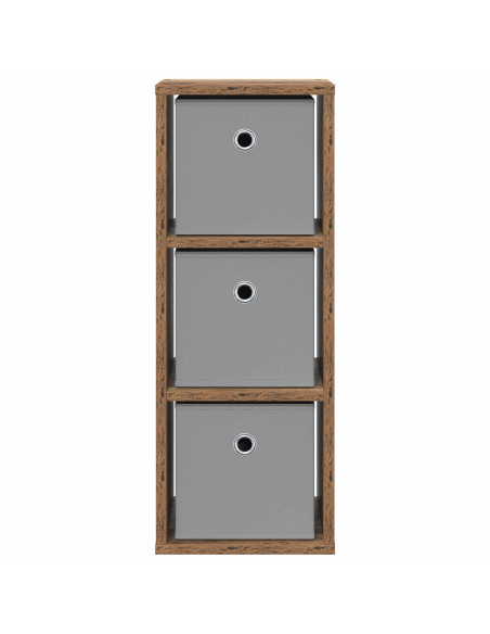 Credenza con cassetto Legno vecchio 25,5 x 22 x 69,5 cm