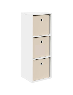 Credenza con cassetto Bianco 30,5 x 27 x 84,5 cm 2