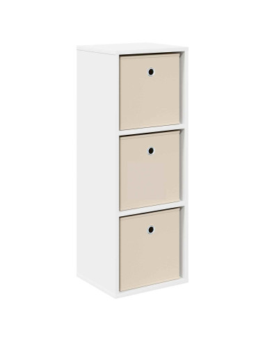 Credenza con cassetto Bianco 30,5 x 27 x 84,5 cm