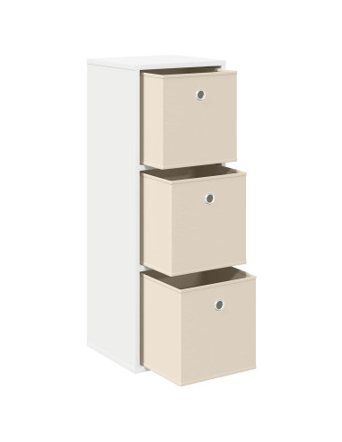 Credenza con cassetto Bianco 30,5 x 27 x 84,5 cm