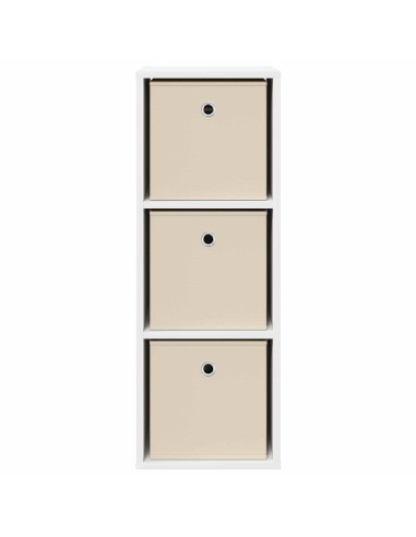 Credenza con cassetto Bianco 30,5 x 27 x 84,5 cm