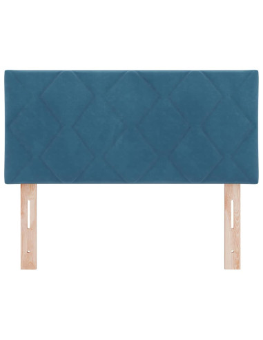 Testiera LED Blu Scuro 100 cm Velluto