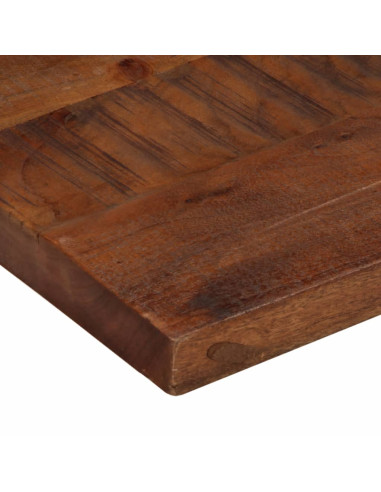 Piano Tavolo 120x70x2,5 cm Rettangolare in Massello di Recupero