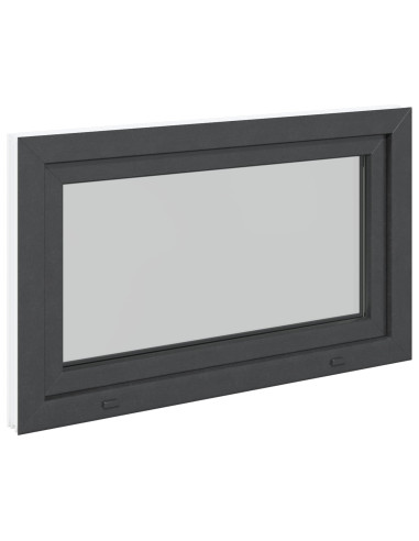 Finestra per Soffitta RISOR Antracite 100 x 70 cm PVC e Vetro