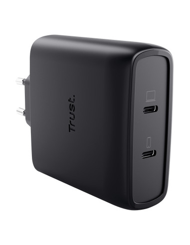 Trust Maxo Caricabatteria a 2 porte USB-C GaN da 100 W