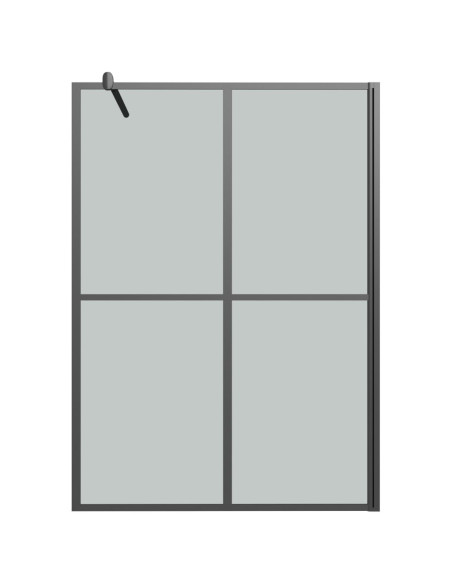 Cabina Doccia 140x195 cm con Vetro Temperato Scuro