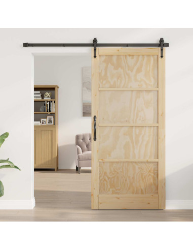 Porta Interna Naturale 93 x 202 cm Legno compensato
