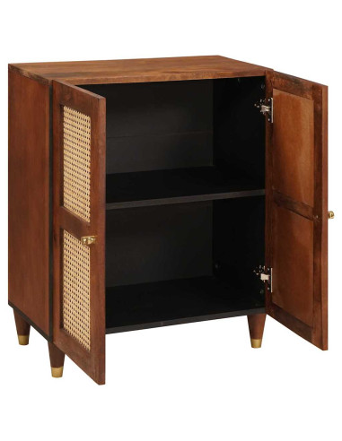Credenza Marrone 60 x 33 x 75 cm Legno di mango massello