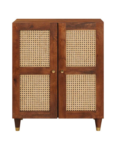 Credenza Marrone 60 x 33 x 75 cm Legno di mango massello