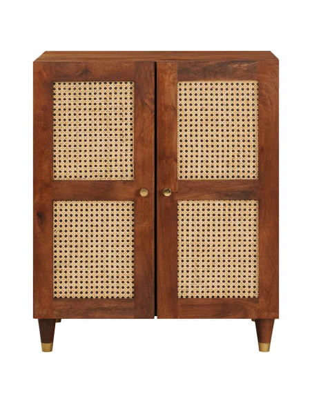 Credenza Marrone 60 x 33 x 75 cm Legno di mango massello