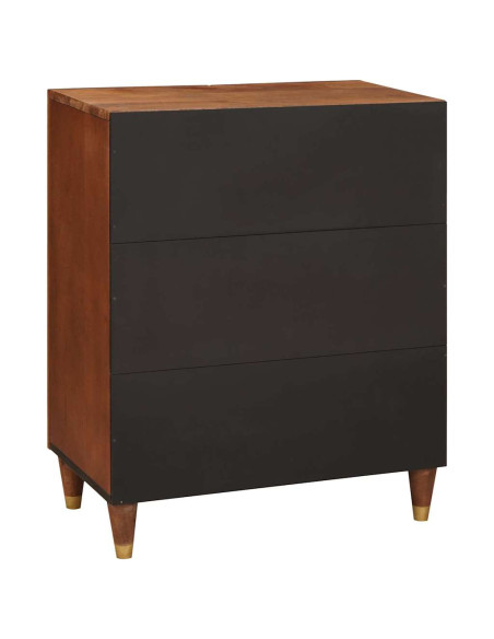Credenza Marrone 60 x 33 x 75 cm Legno di mango massello