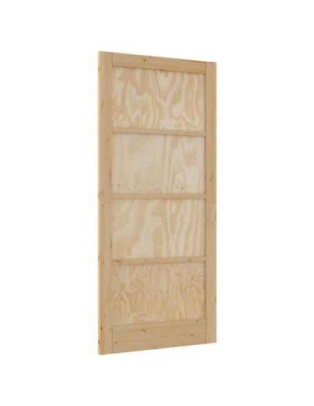 Porta Interna Naturale 93 x 202 cm Legno compensato