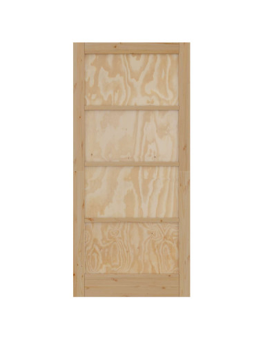 Porta Interna Naturale 93 x 202 cm Legno compensato