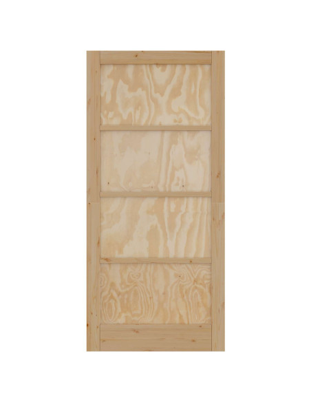 Porta Interna Naturale 93 x 202 cm Legno compensato