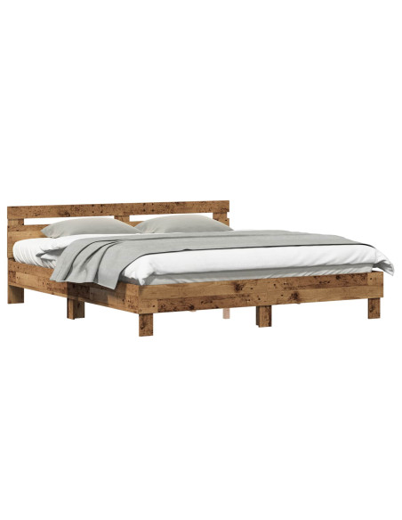 Struttura del letto Legno vecchio 203 x 185 x 70 cm