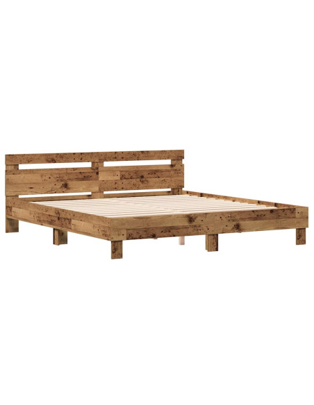 Struttura del letto Legno vecchio 203 x 185 x 70 cm