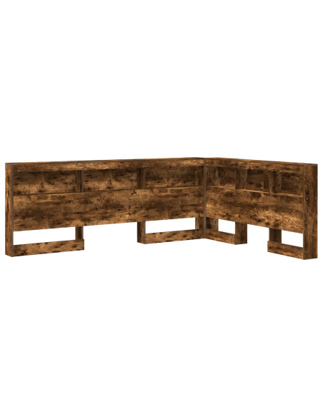Testata contenitore Rovere fumé 160 cm Legno multistrato