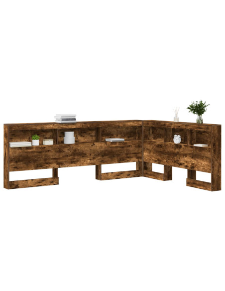 Testata contenitore Rovere fumé 160 cm Legno multistrato