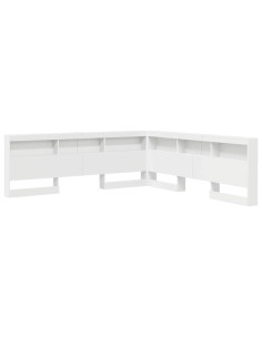 Testata contenitore Bianco 180 cm Legno multistrato 2