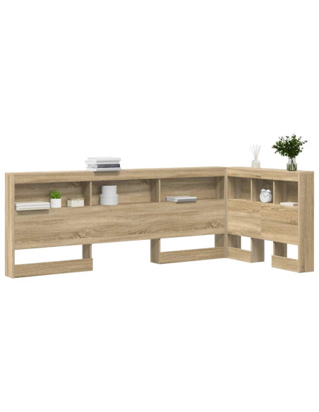 Testata contenitore Rovere Sonoma 75 cm Legno multistrato