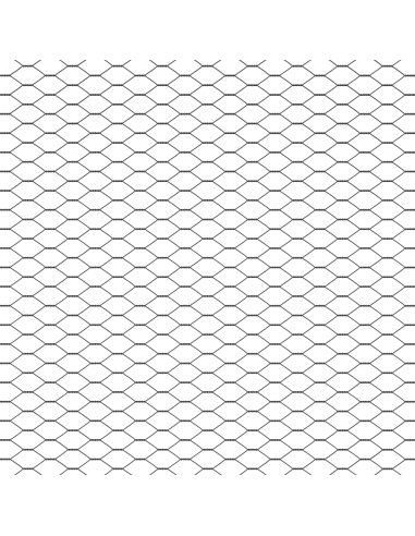 Recinzione Esagonale Grigio 1 x 50 m PVC