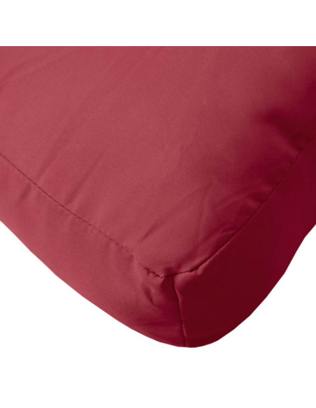 Cuscino per Pallet Rosso Vino in Tessuto Oxford