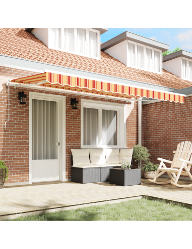 Tenda Retrattile Giallo 400 x 200 cm Tessuto