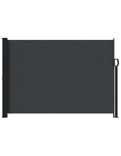 Tenda laterale retrattile Nero 300 x 170 cm Poliestere 2