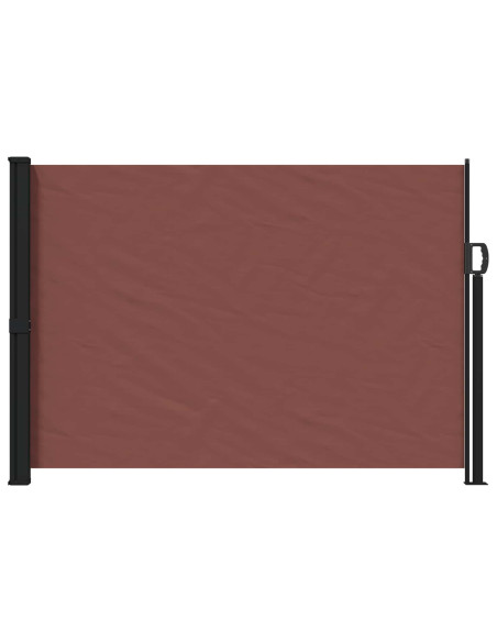 Tenda laterale retrattile Marrone 300 x 170 cm Poliestere