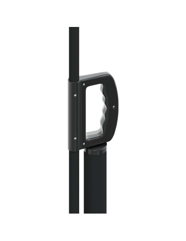 Tenda laterale retrattile Grigio 500 x 220 cm Poliestere